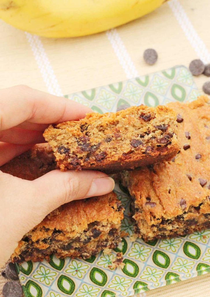 There are many chocolate chips per cubic inch of these bars. Meaning, melty chocolate shows up big time. I need a manicure. 