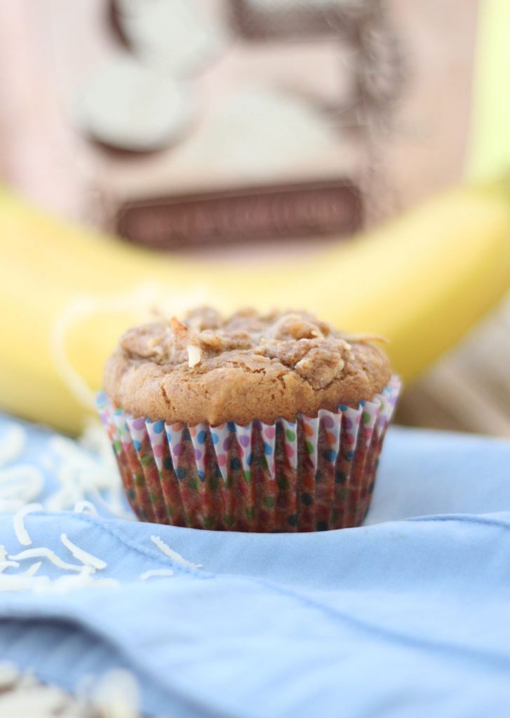 Banana Coconut Muffins with Coconut Streusel | Gutsy Gluten Free Gal ...