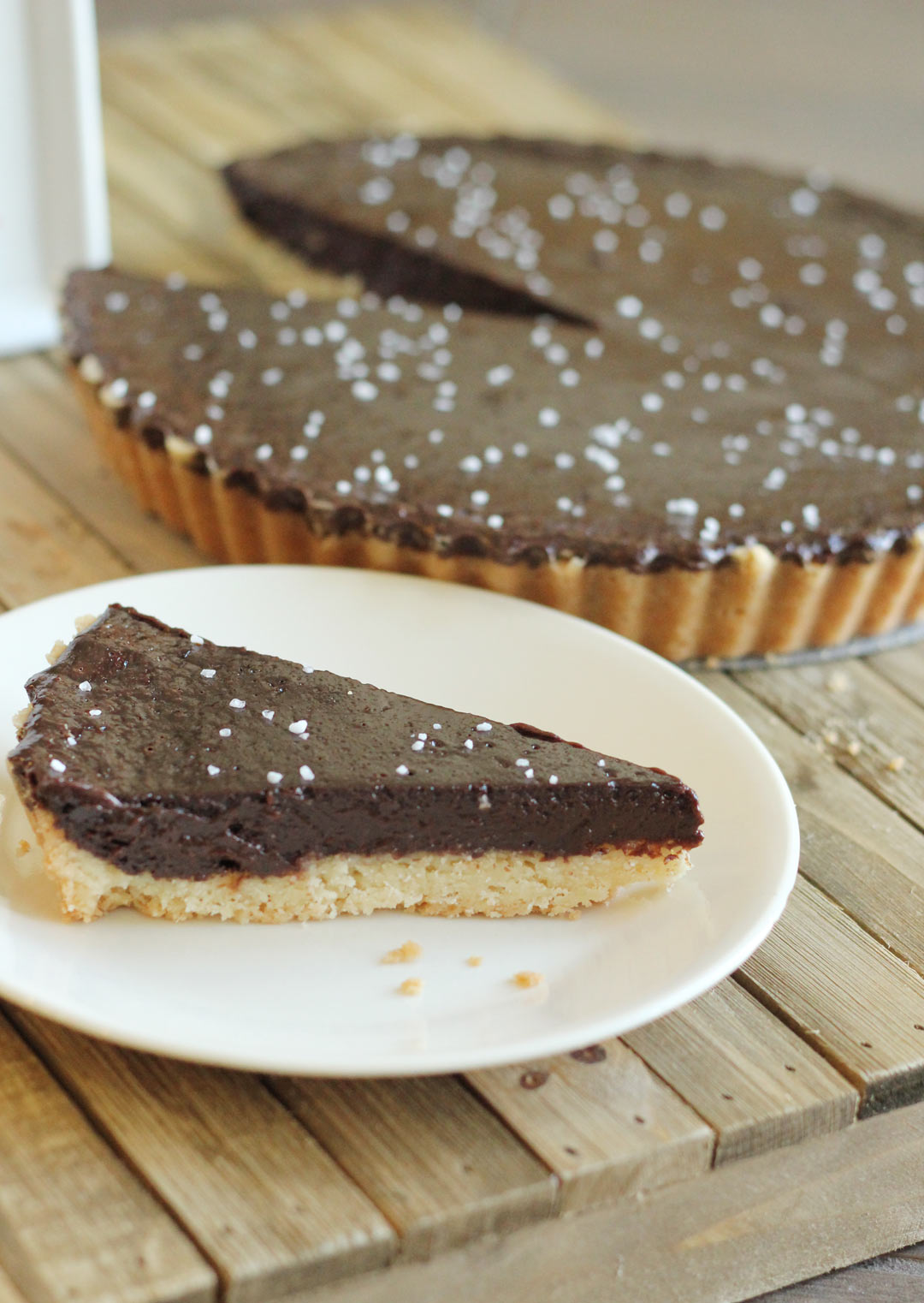 Dark Chocolate Shortbread Tart | Gutsy Gluten Free Gal - Delicious food ...