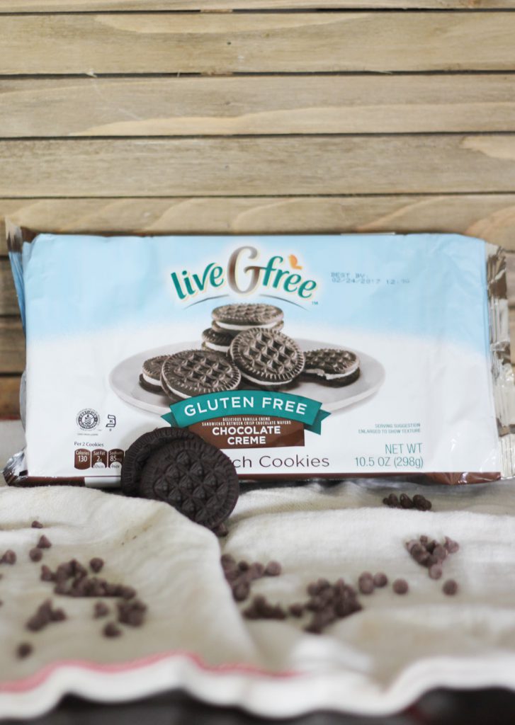 These cookies are seriously the best gluten free sandwich cookies we have found. They actually taste like Oreos. They actually made me eat ten of them with a glass of milk. 