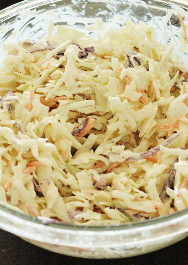 Coleslaw can be super boring. A mere filler in the side dish lineup. Or it can be the perfect side character. Like typical best friend character or grumpy neighbor. Right.