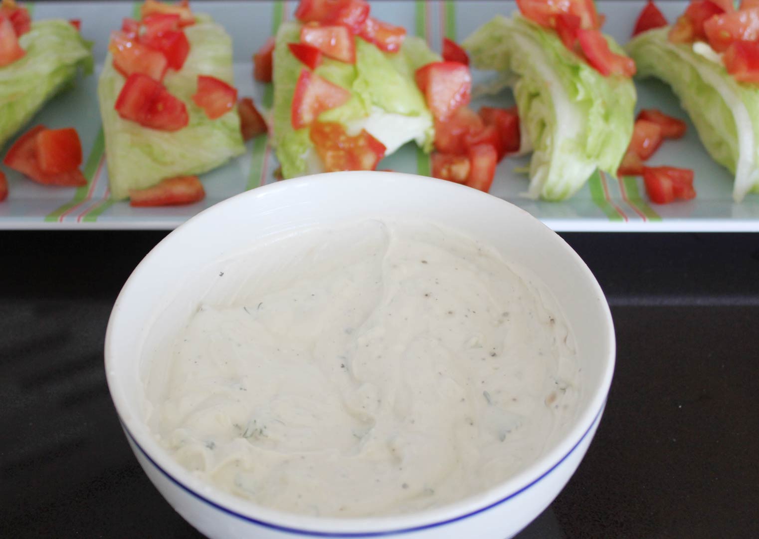 Mini Wedge Salads with Homemade Blue Cheese Dressing Gutsy Gluten