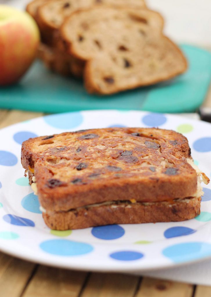 Just look at that crisp golden brown cinnamon raisin bread. You can hear the crunch and taste the butter can't you?