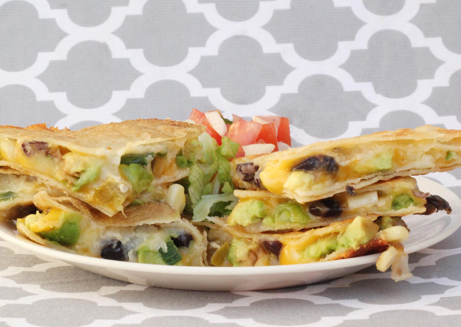 Veggie Quesadillas with Chipotle Ranch Gutsy Gluten Free Gal