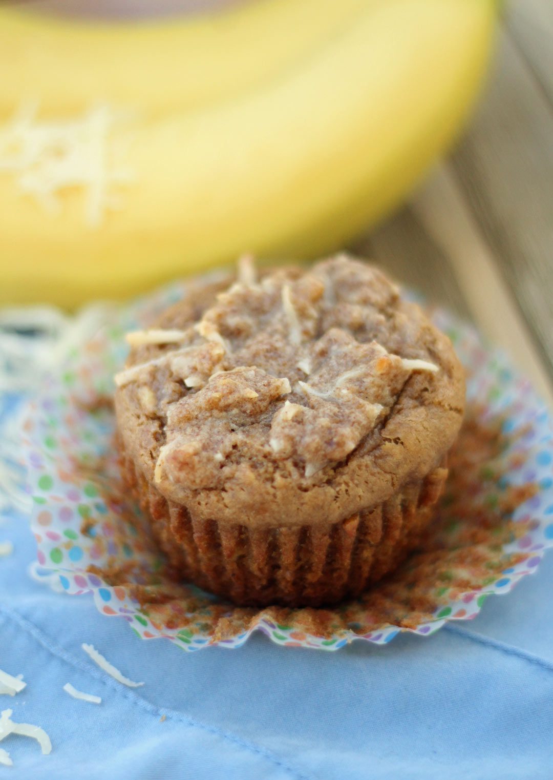 Banana Coconut Muffins with Coconut Streusel | Gutsy Gluten Free Gal ...