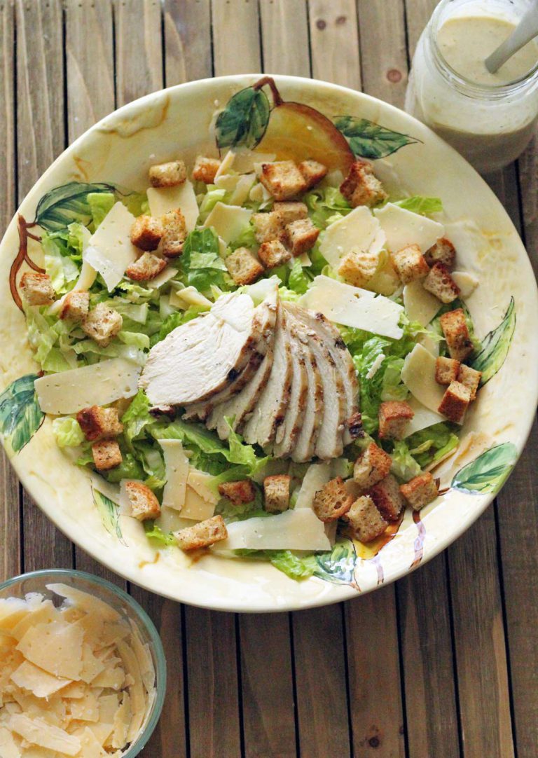 Gluten Free Caesar Salad with Herb Croutons Gutsy Gluten Free Gal